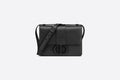 Dior 30 Montaigne Bag Black Ultramatte Grained Calfskin