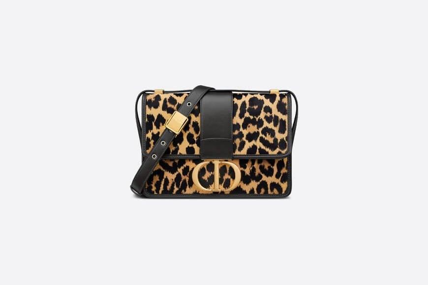 Dior 30 Montaigne Bag Beige Multicolor Mizza Pony-Hair Calfskin