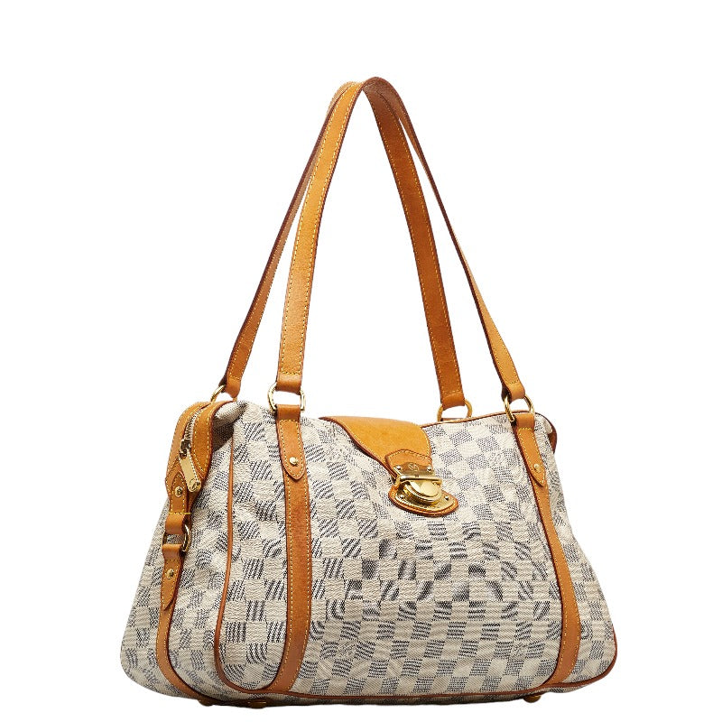 LOUIS VUITTON Louis Vuitton Damière Azur N42220 Handbag PVC/Laser White  Vintage