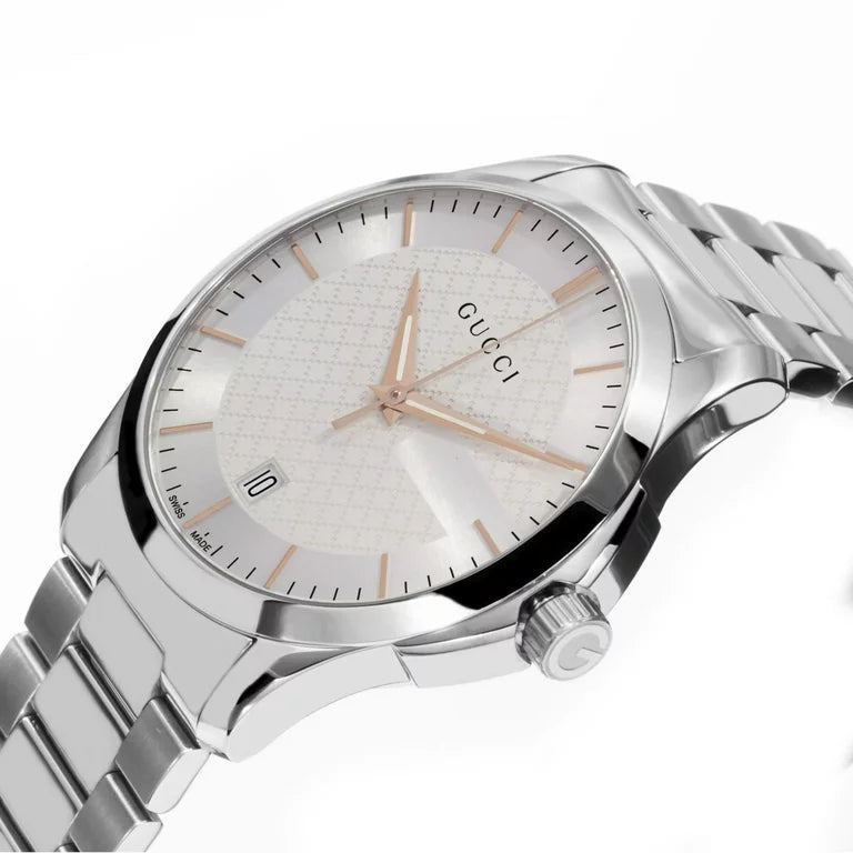Gucci  G-Timeless Men's Silver Watch YA126442