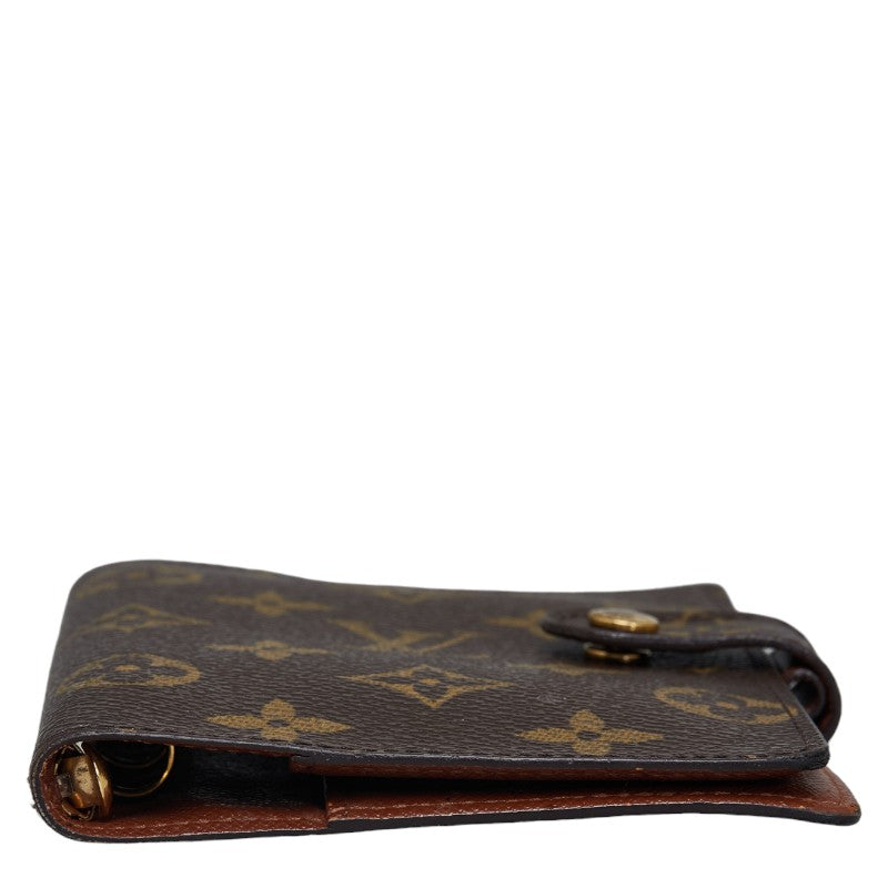 LOUIS VUITTON Louis Vuitton Monogram R20005 Handbook Cover PVC/Leather Brown