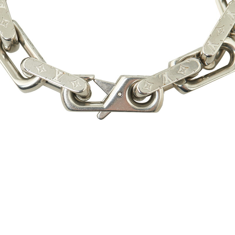 Louis Vuitton Monogram Chain Bracelet M00309 Silver Metal  Louis Vuitton
