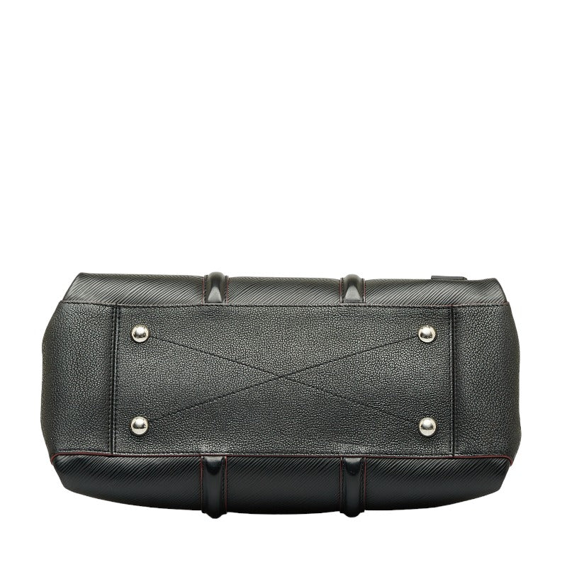 Louis Vuitton Epic Suffron NV MM Handbag Shoulder Bag 2WAY M55610 Noir Black Red Leather  Louis Vuitton