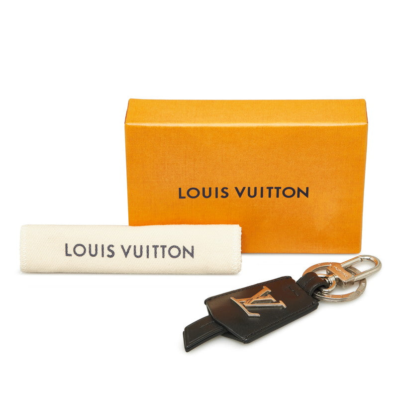 Louis Vuitton Key Charm M68020 Black Noir Leather Men’s