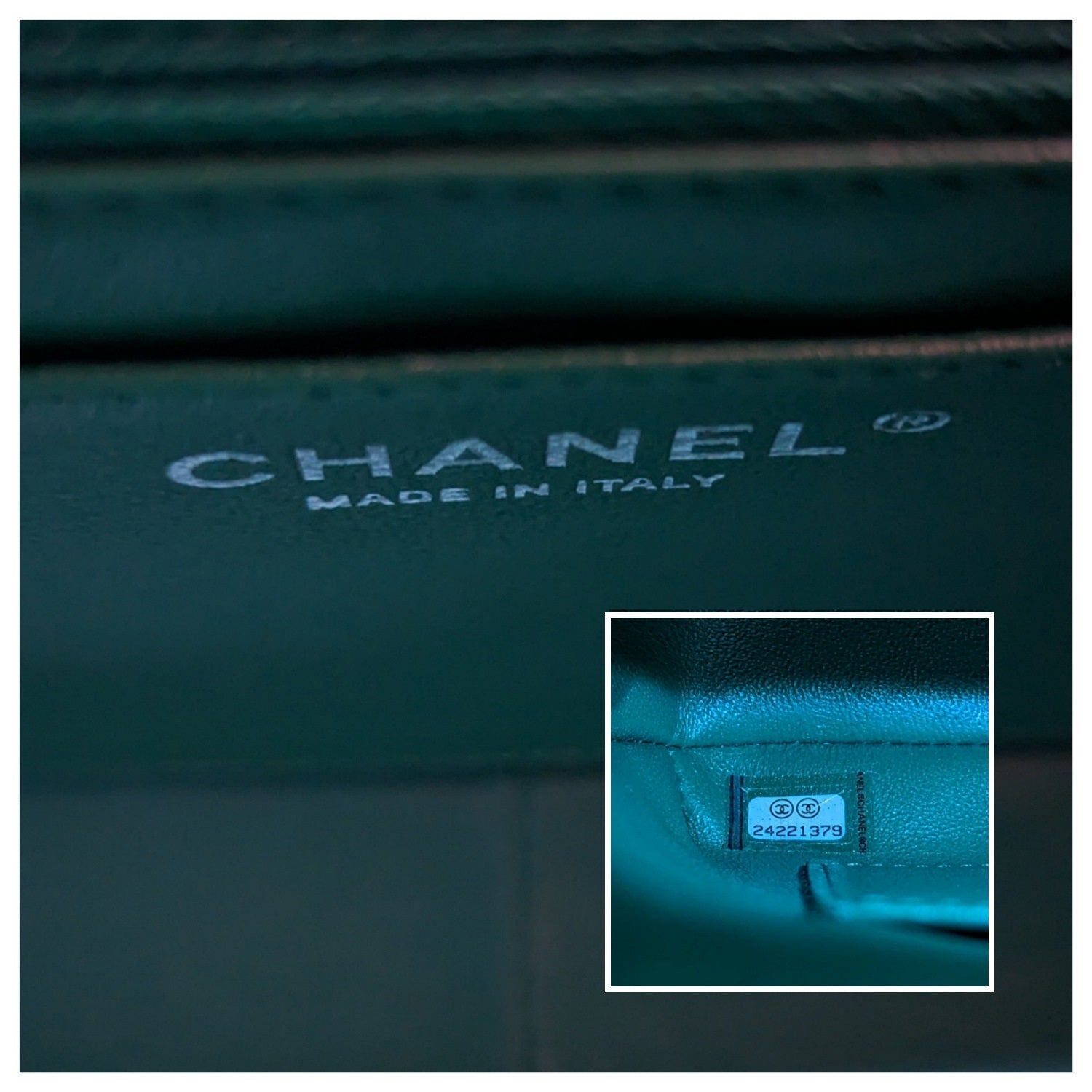 Chanel Calfskin Medium Rock My Shoulder Flap Green