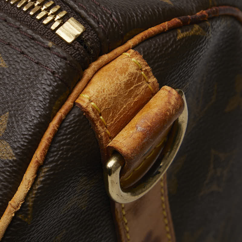 Louis Vuitton Monogram Keepall Bandouliere 45 Boston Bag M41418 Brown