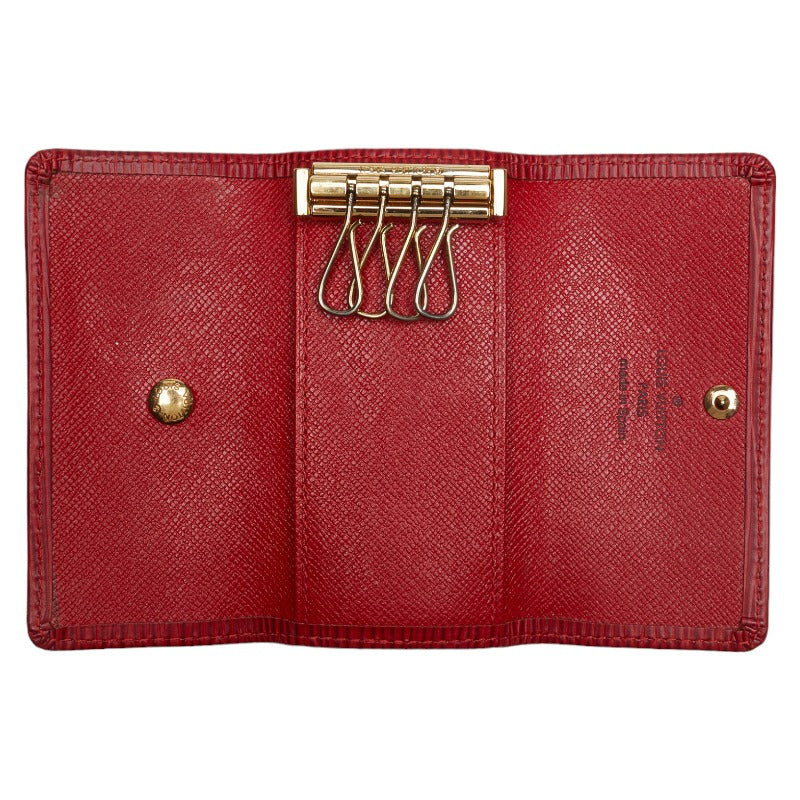 Louis Vuitton Epic Multicle 4 Keycase Keeper M6382E Castilian Red Leather  Louis Vuitton