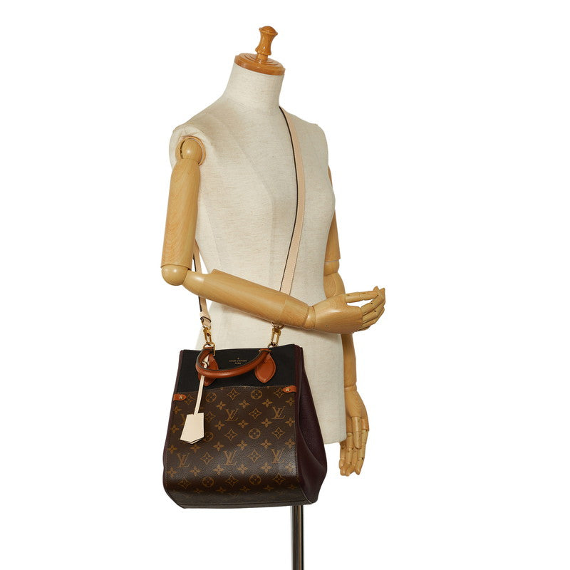 Louis Vuitton Monogram Foldtott MM Handbag 2WAY M45409 Wine Red PVC Leather  Louis Vuitton