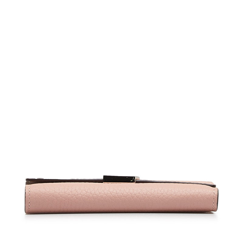 Louis Vuitton Portfolio Capsicum Compact Three Folded Wallet M62156 Pink Trion Leather  Louis Vuitton