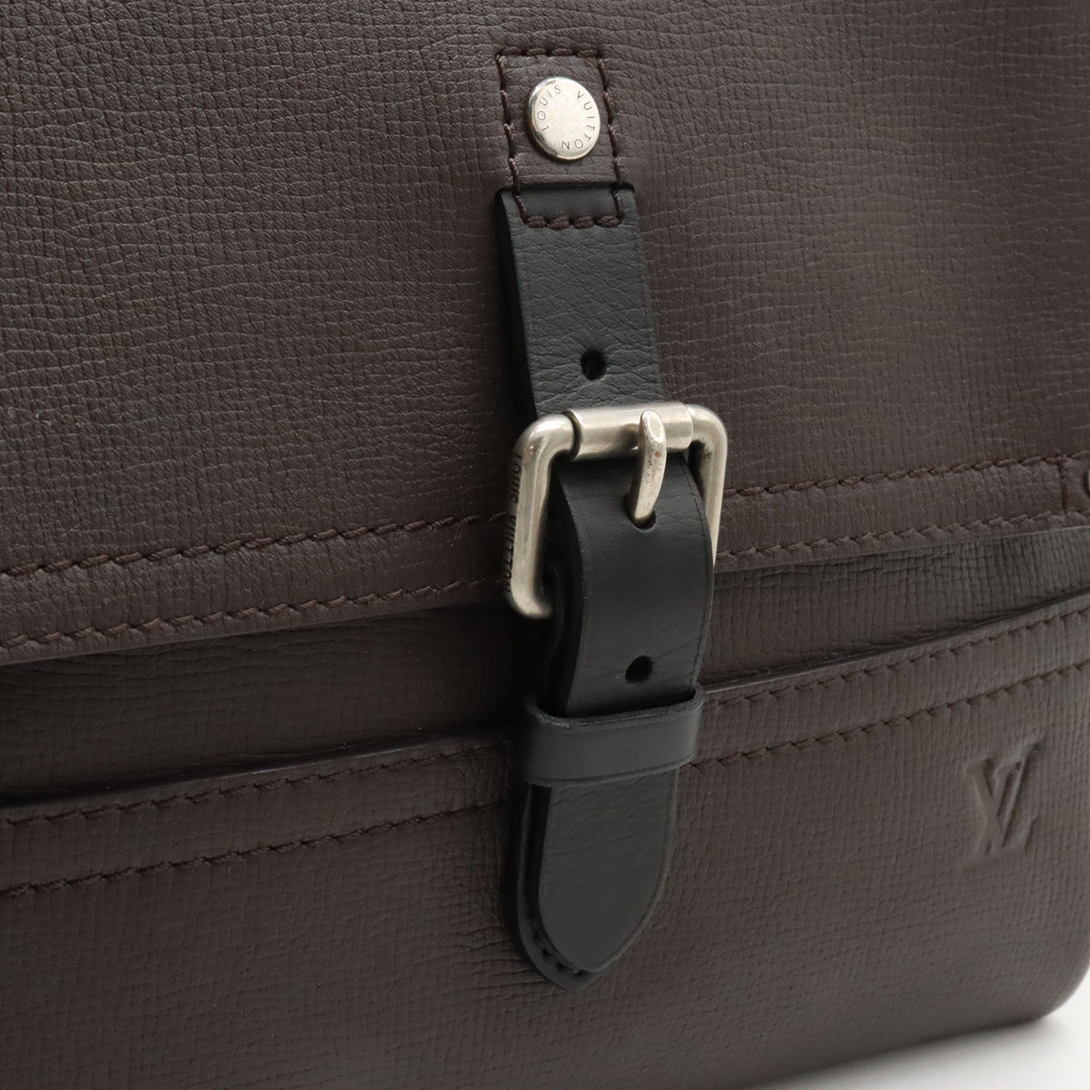 Louis Vuitton Louis Vuitton Utah Canyon Messenger PM Messenger Bag Leather Maron Tea Brown M54962