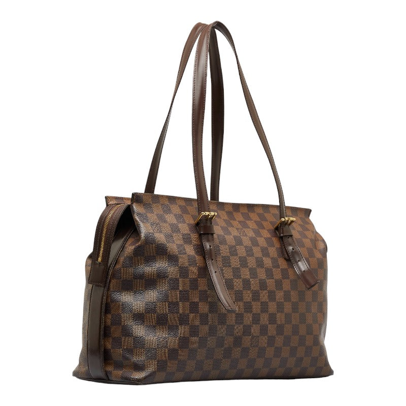 Louis Vuitton Louis Vuitton Damière N51119 Toast Bag PVC/Leather Brown
