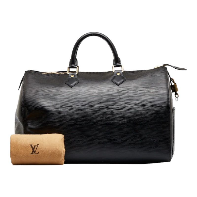 Louis Vuitton Epic Speed 35 Handbag Boston Bag M42992 Noir Black Leather  Louis Vuitton