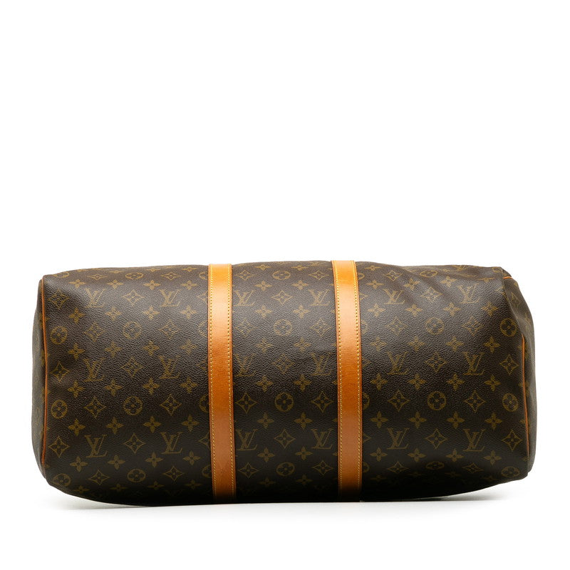 Louis Vuitton Monogram Keipol 50 Boston Bag Travel Bag M41426 Brown PVC Leather  Louis Vuitton
