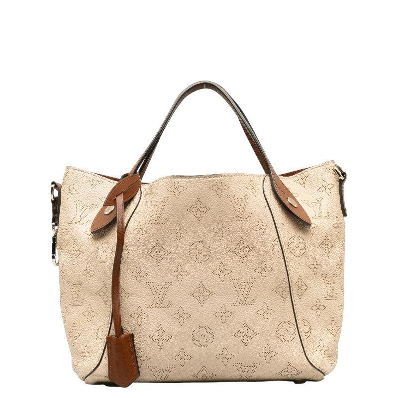 Louis Vuitton Monogram Machina M51950 Handbag Leather Crem Beige Ladies
