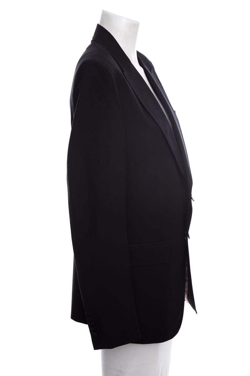 Gucci Black Mohair Tuxedo Jacket SZ 40 NWT