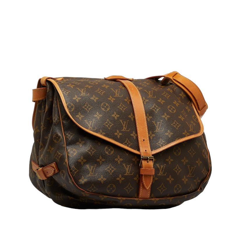 Louis Vuitton Monogram Summour 35 Sliding Shoulder Bag M42254 Brown PVC Leather  Louis Vuitton