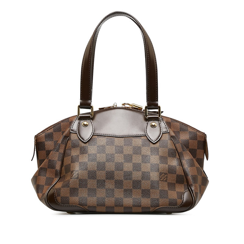 Louis Vuitton Verona PM Shoulder Bag N41117 Eve Brown PVC Leather Ladies Louis Vuitton