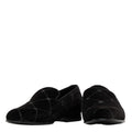 Louis Vuitton Mens Loafers in Velvet Black BM 0149
