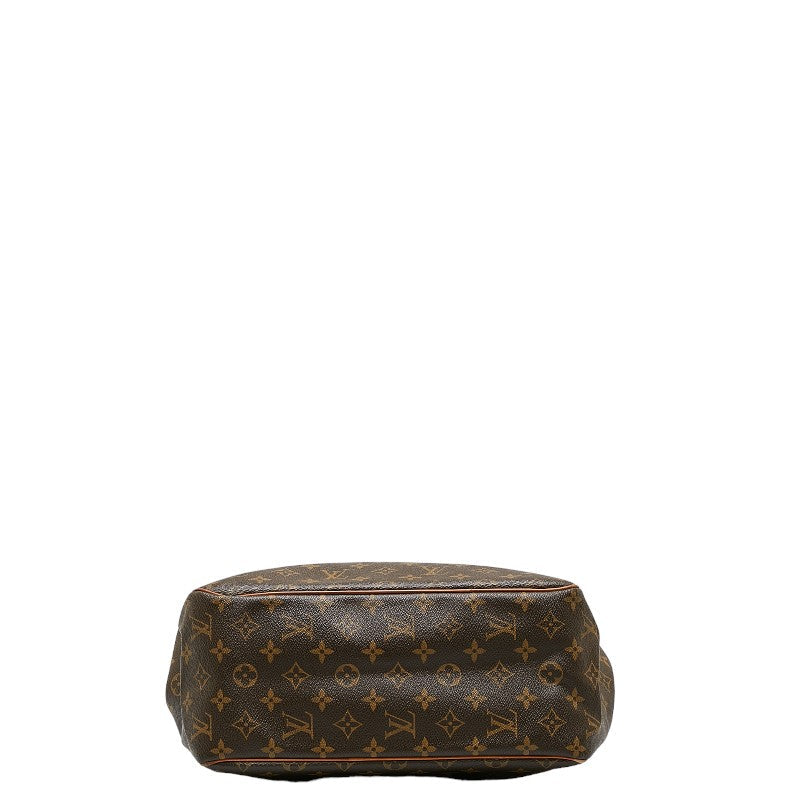 Louis Vuitton Monogram Batignol Vertical Shoulder Bag M51153 Brown PVC Leather Lady Louis Vuitton