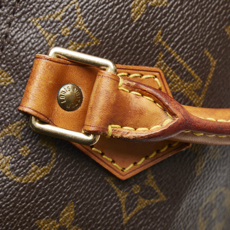 Louis Vuitton Monogram Speed 30 Handbag M41526 Brown PVC Leather Lady Louis Vuitton