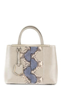 Fendi And Blue Python Grey Tote