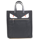Fendi Bag Monster Eyes Navy Nylon and Leather Tote