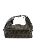 Fendi Vintage Vanity Zucca Brown Canvas Weekend/Travel Bag