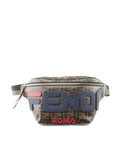 Fendi Waist 7v X Fila Mania Zucca Brown Coated Canvas Weekend/Travel Bag