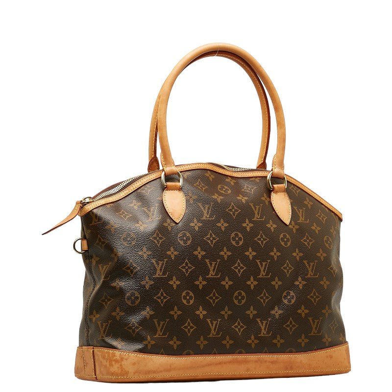 Louis Vuitton Monogram M40104 Handbag PVC/Leather Brown Ladies & Gentlemen