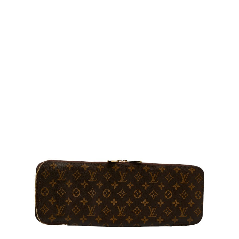 Louis Vuitton Monogram Etui 5 Cravat Cravat M47535 Brown PVC Leather Men Louis Vuitton