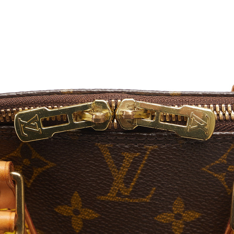 Louis Vuitton Monogram Alma Handbag M53151 Brown PVC Leather  Louis Vuitton