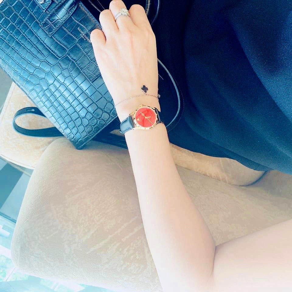Gucci Le Marche Coral  Red Ladies Watch YA126556