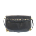 CHRISTIAN DIOR Trotter Canvas Shoulder Bag PVC Leather Blue Auth am1903g