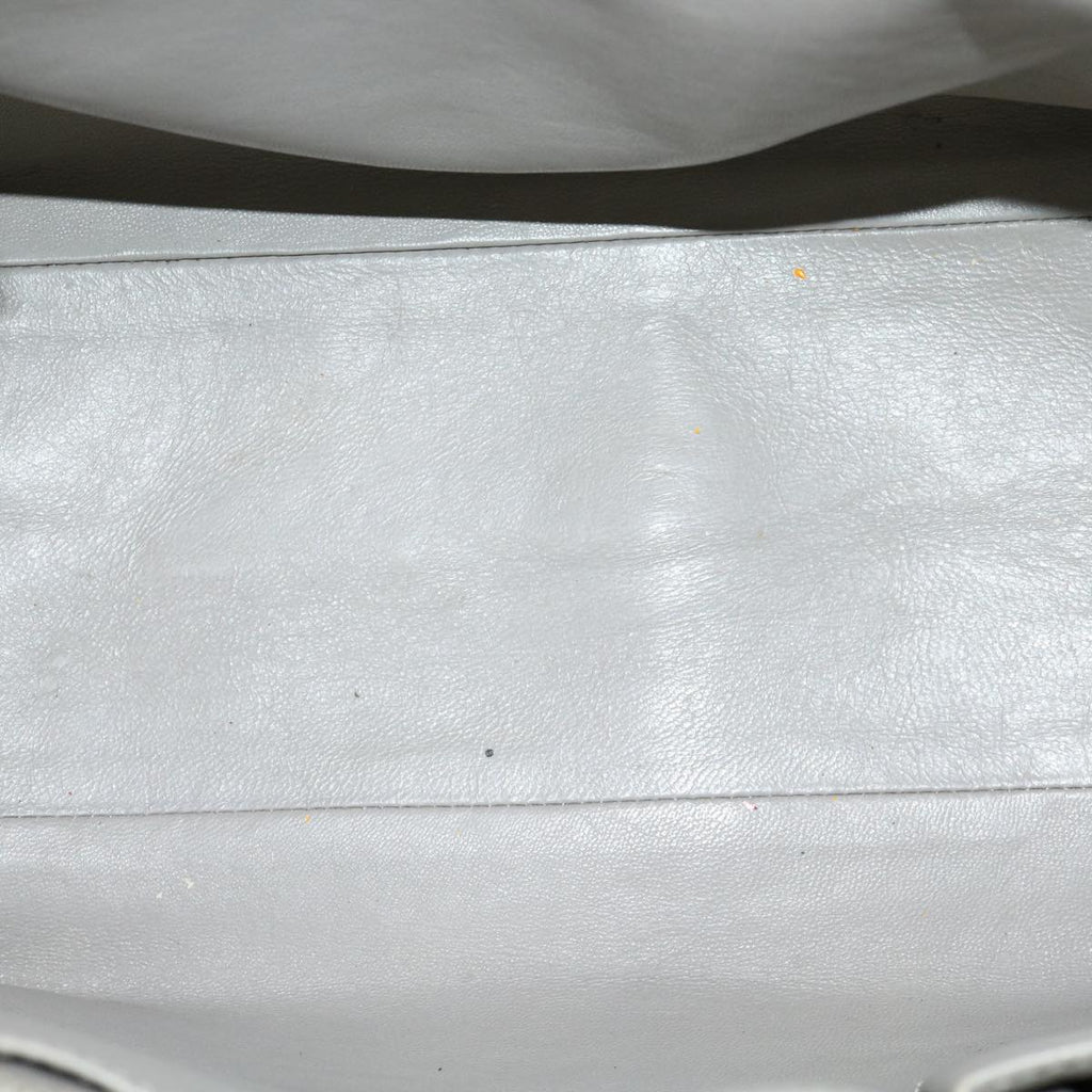 CHRISTIAN DIOR Shoulder Bag Leather White Auth am2766g