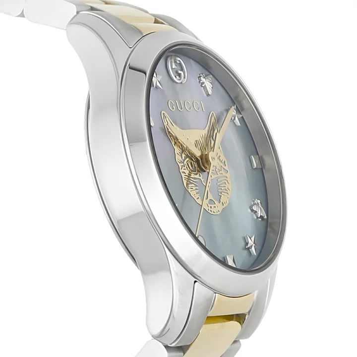 Gucci  G-Timeless Ladies Two-Tone Watch YA1265011