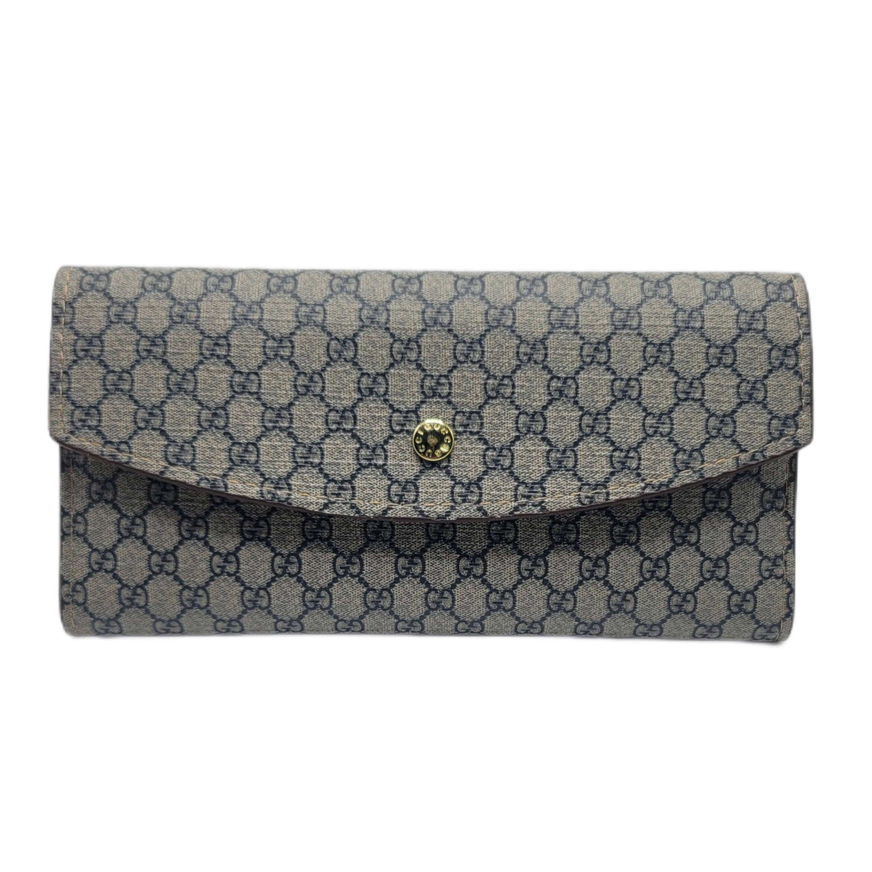 Gucci 3 Fold Wallet Classic Blue