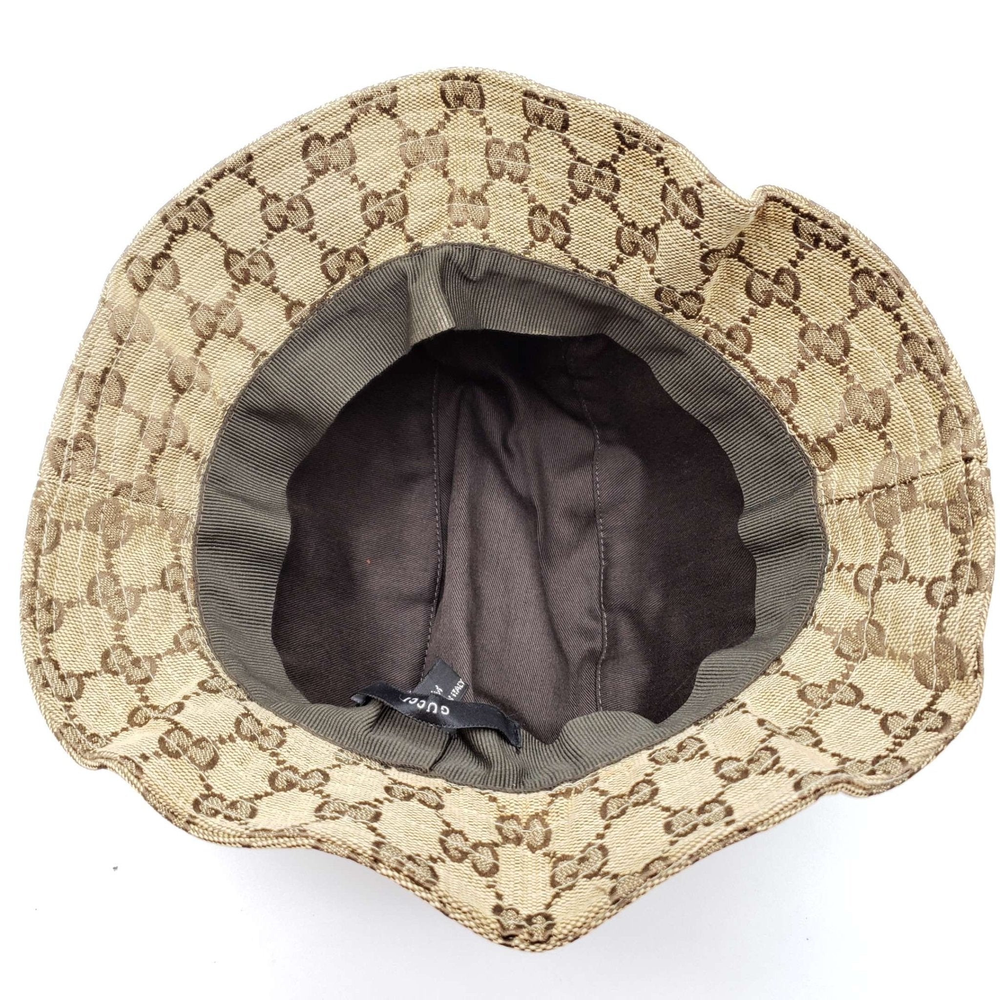 Gucci Beige Sherry Bucket Hat