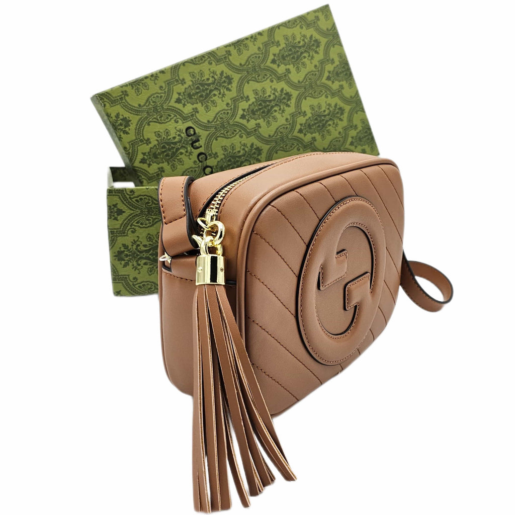 Gucci Blondie Shoulder / Crossbody Bag Brown