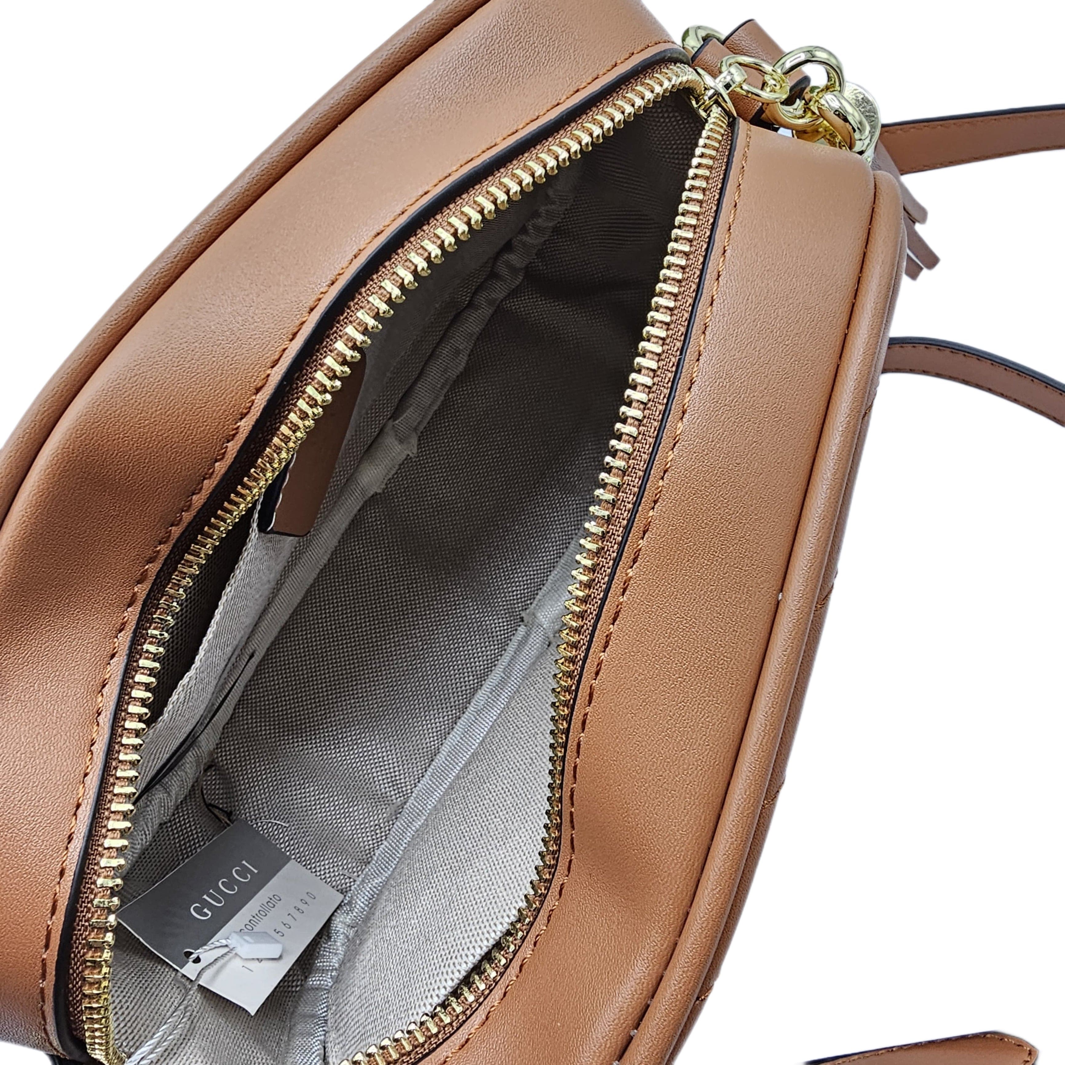Gucci Blondie Shoulder / Crossbody Bag Brown