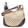Gucci  Brown Canvas Shoulder Bag