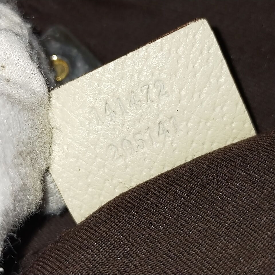 Gucci  Brown Canvas Tote Bag