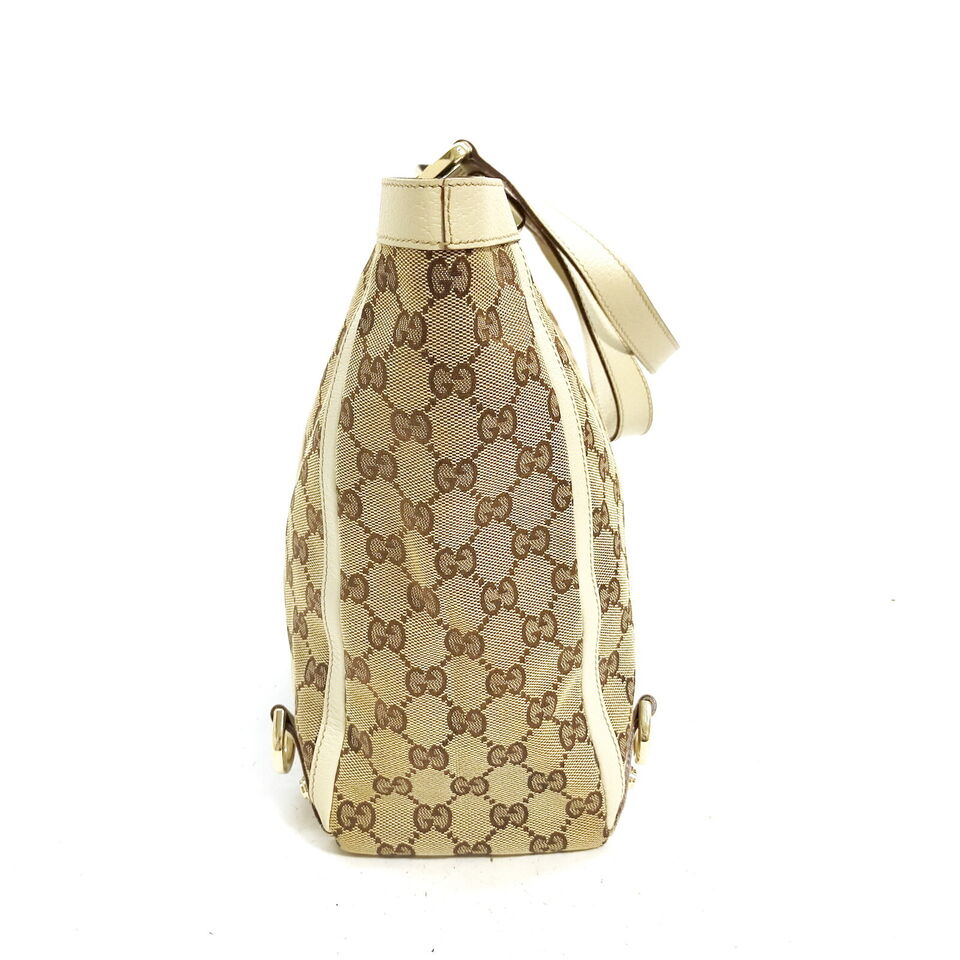 Gucci  Brown Canvas Tote Bag