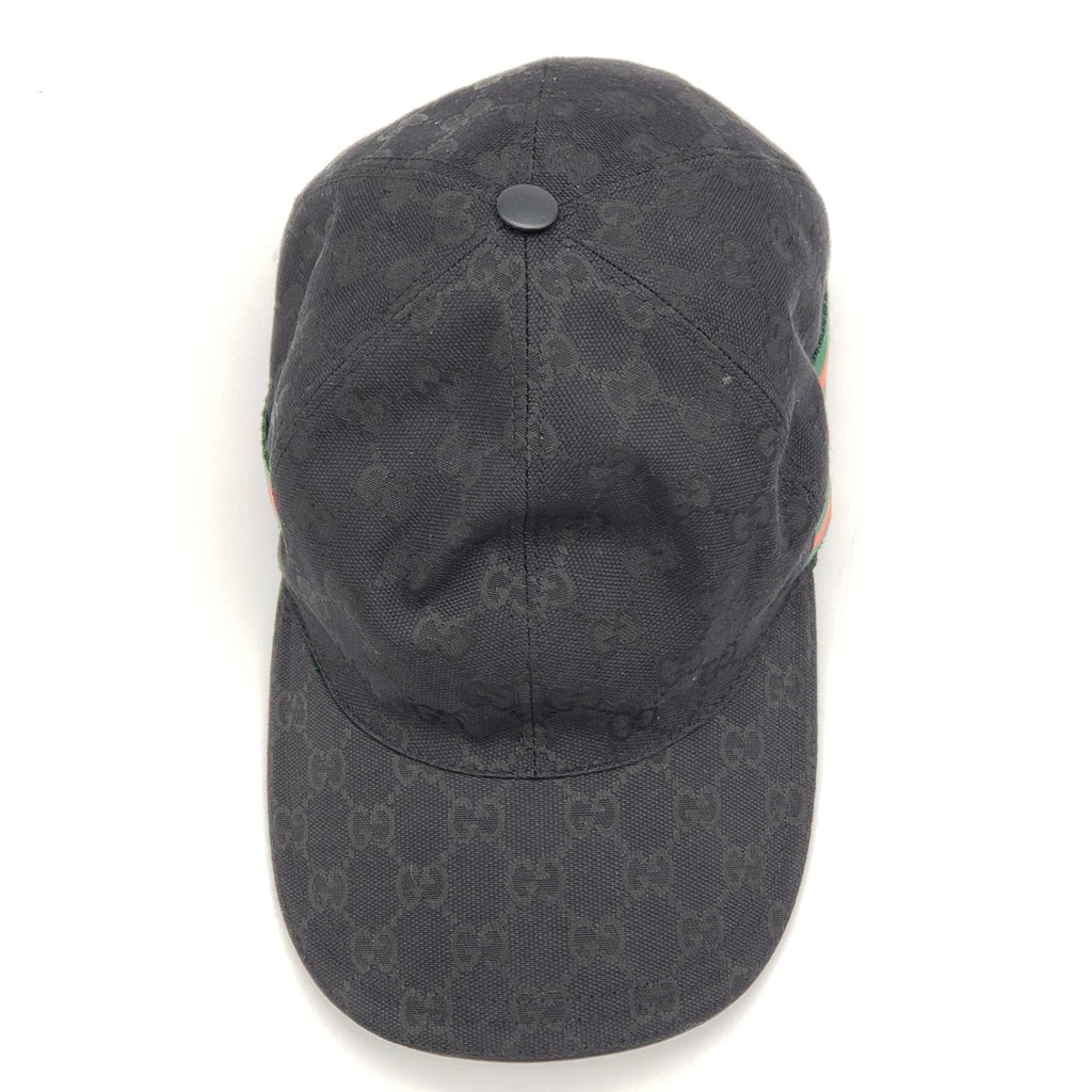 Gucci Cap Black Canvas Hat