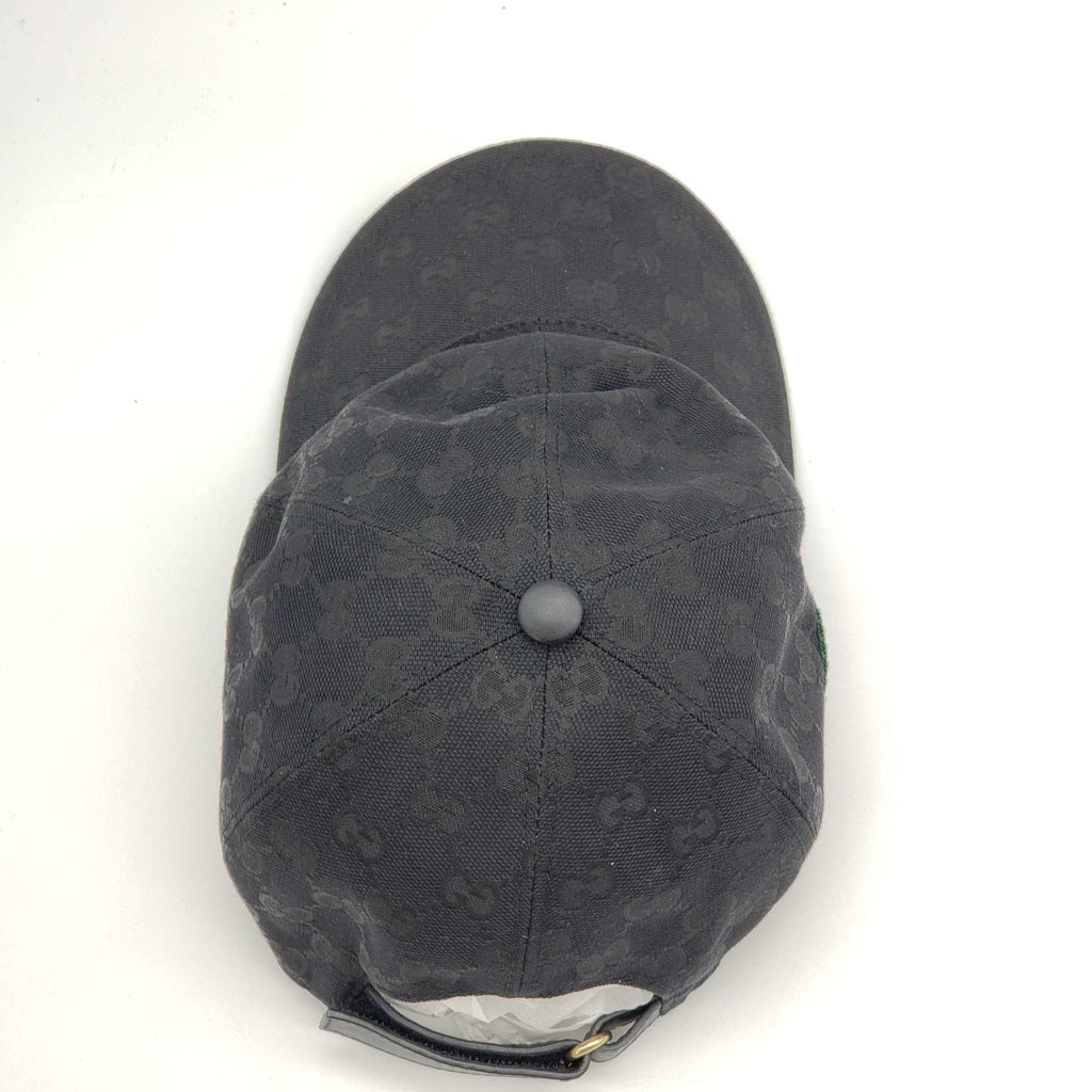Gucci Cap Black Canvas Hat
