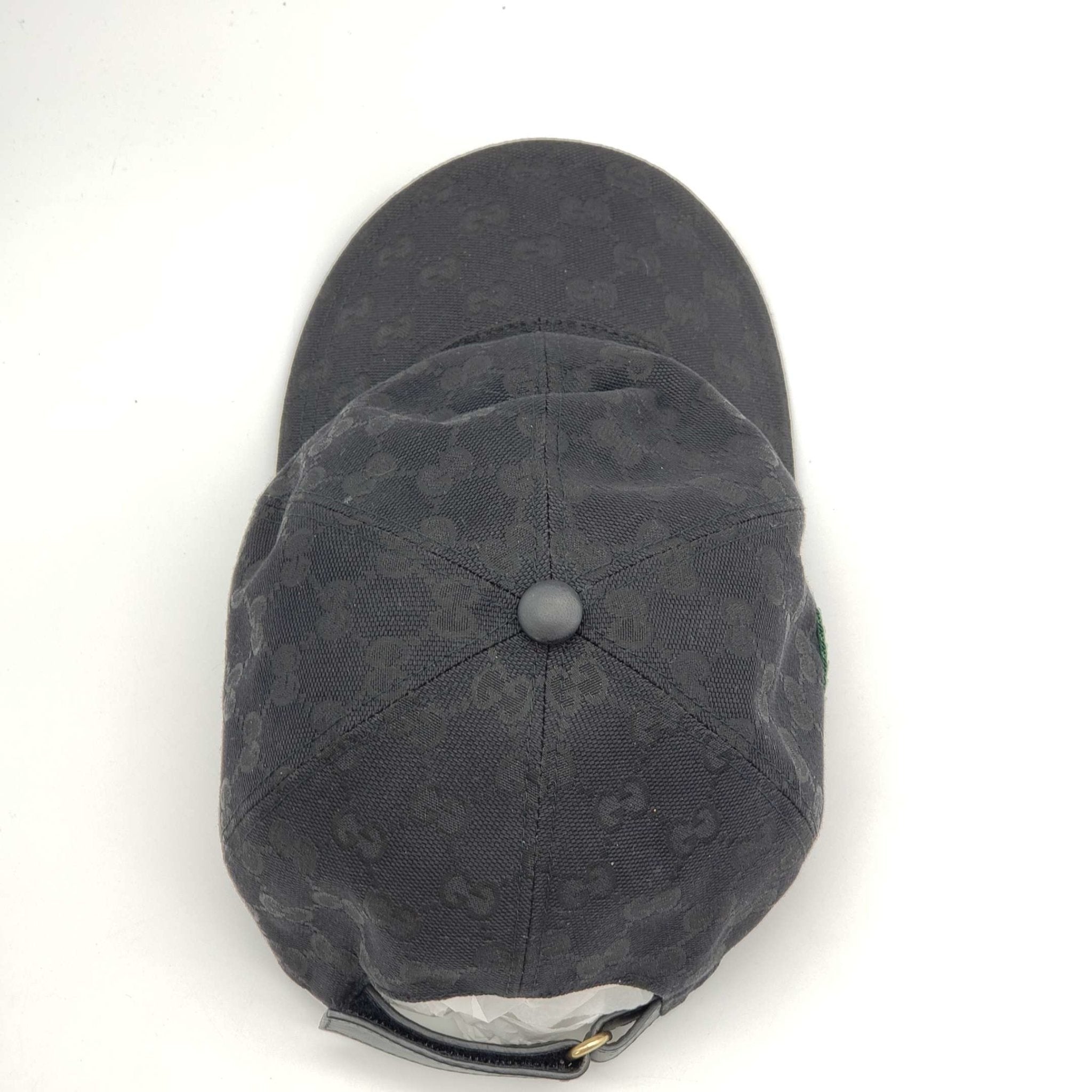 Gucci Cap Black Canvas Hat