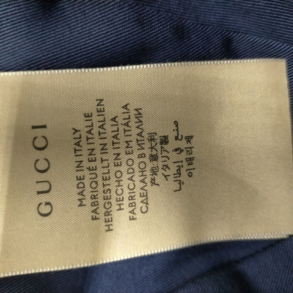 Gucci Cap GG Canvas Sherry Line Navy Blue Polyester