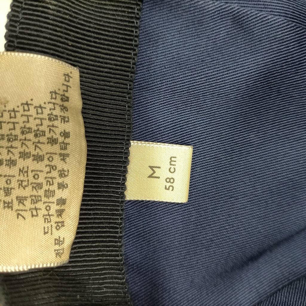 Gucci Cap GG Canvas Sherry Line Navy Blue Polyester