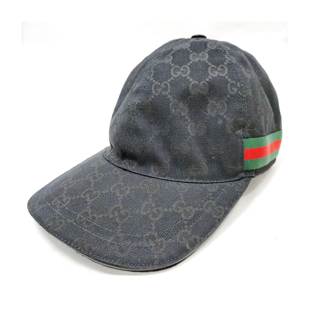 Gucci Cap GG Sherry Line Black Polyester