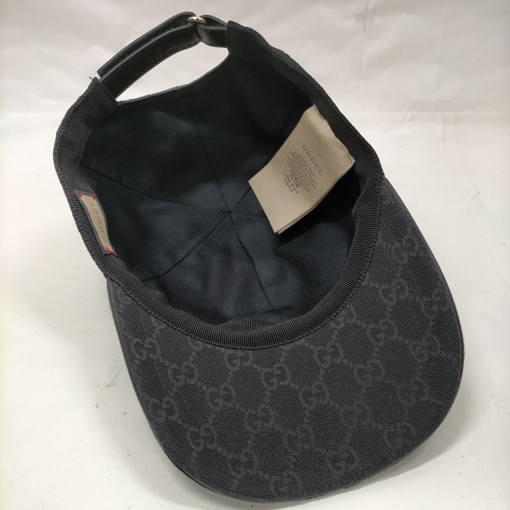 Gucci Cap GG Sherry Line Black Polyester