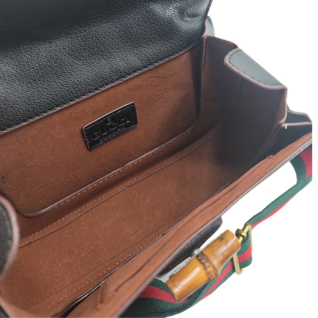 Gucci Crossbody Bag Bamboo Black
